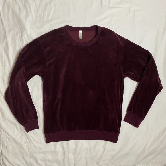 American Apparel Unisex Velour Long Sleeve Raglan S - Picture 2 of 5